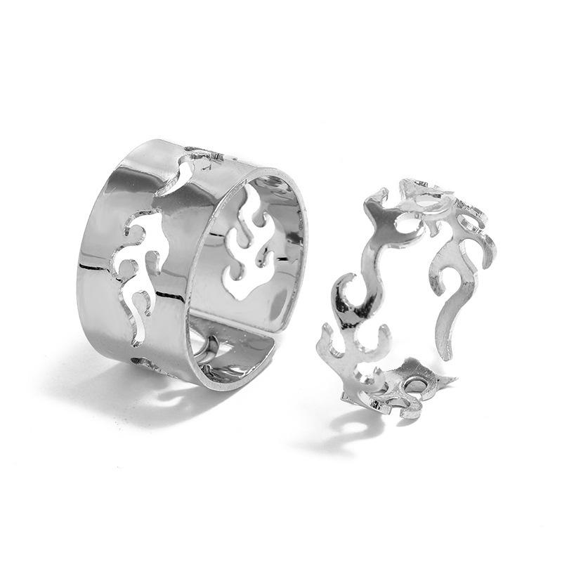 Versatile Women s Fashion Couple Rings: Light Luxury, Colorfast, Unisex Knuckle & Plain Finger Rings Adjustable Opening