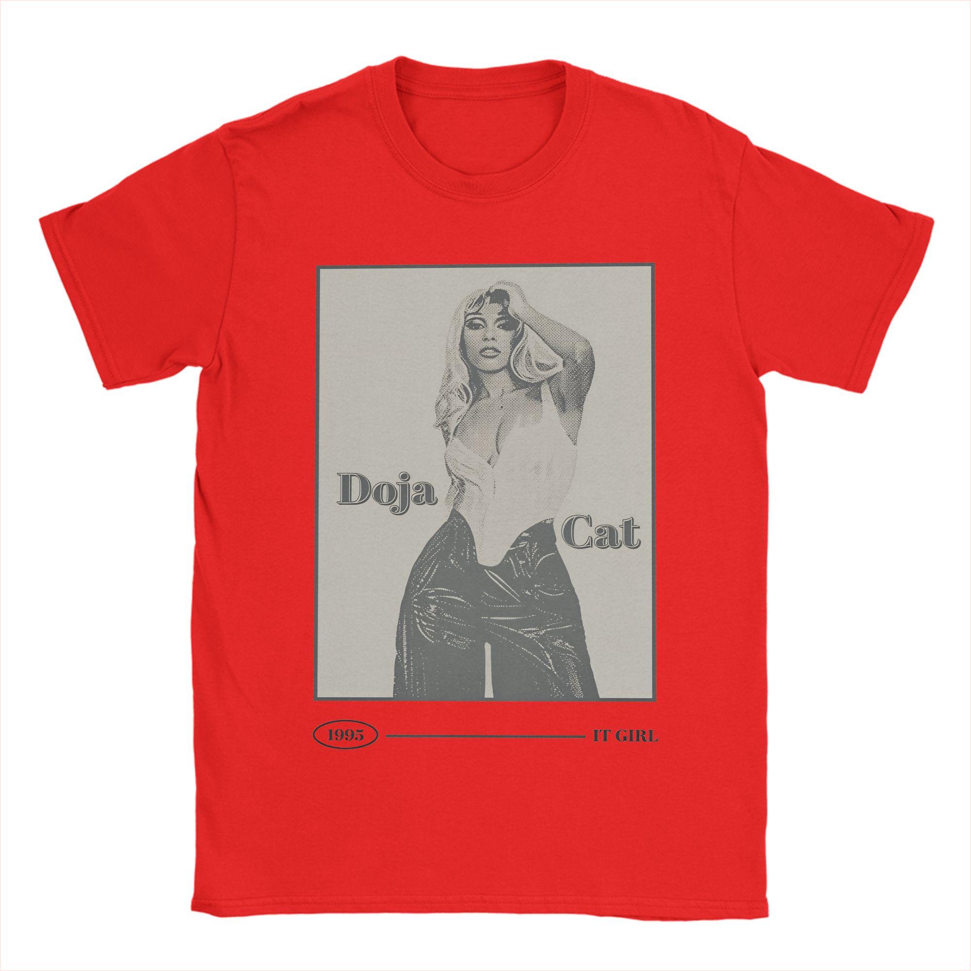 

Doja Cat T Shirt Beach Fashion TShirts Unisexs Pure Cotton Breathable Oversized Tees Short Sleeve Y2K Retro Tshirt S