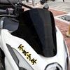 1pc Matte Gold JDM Motorcycle Sticker Waterproof for Motorbike Front Fairing Car Window Body Fuel Tank Cap Scooter Vinyl Decal