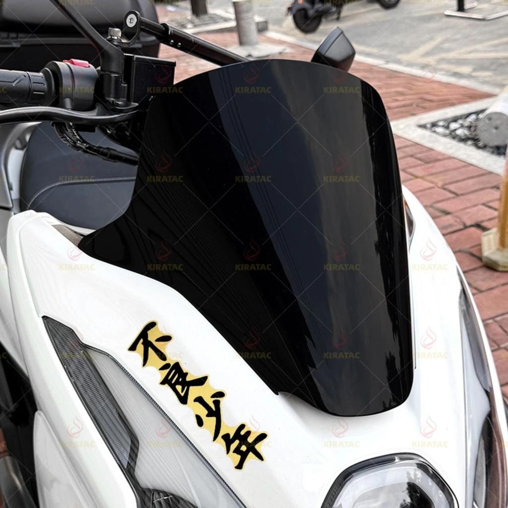 1pc Matte Gold JDM Motorcycle Sticker Waterproof for Motorbike Front Fairing Car Window Body Fuel Tank Cap Scooter Vinyl Decal