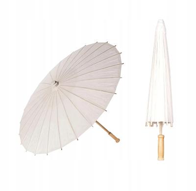 Paper Umbrella 60 Cm White Wedding Decoration and Photo Sessions