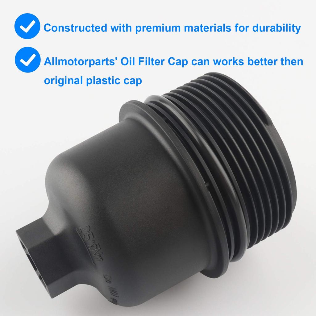 Filter Housing Cap, Replacement 68191350AA, Fits Chrysler Dodge Jeep Ram 200, 300, Pacifica,