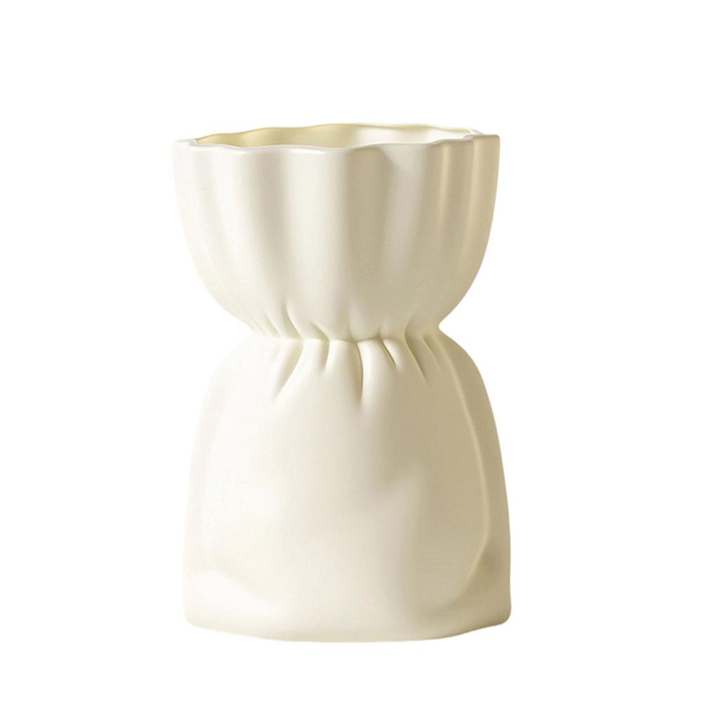 Small Plastic Flower Vases Decorative Unbreakable Bouquet Shape Vases for Dried And Artificial Flowers for Dining Wedding