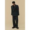 Customellow Gray Loose Fit Wool Falling Back Drape Jacket Cwjaw25991gyx