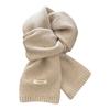18-color scarf women's winter high-end soft waxy season warm thickened knitted wool couple scarf Korean