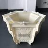 Extra Large Hexagonal Roman Column Cement Flower Pot Mold - Full Set DIY Model