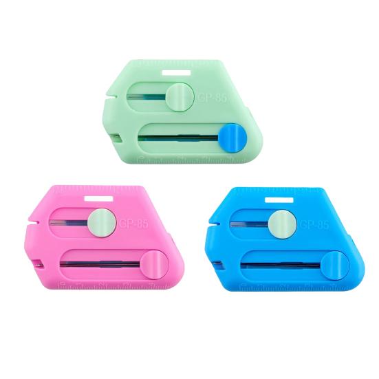 3-in-1 Magnetic Seam Guide for Sewing Machine Polygonal Hemmer Guide with Needle Threader Seam Opener Universal Sewing Quilting Seam Guide for