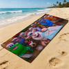 Towel Cute For Outdoor Camping B-Booba-ES Beach Towel Super Absorbent Quick-Drying Summer Cartoon Towel