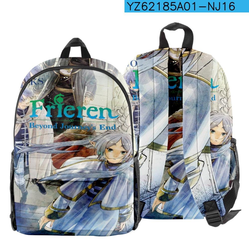 Cartone Animato Novità Giovanile Frieren Zaino Scolastico per Studenti Zaini per Quaderni Stampa 3D Oxford Impermeabile Ragazzi/Ragazze Divertenti Borse da Viaggio