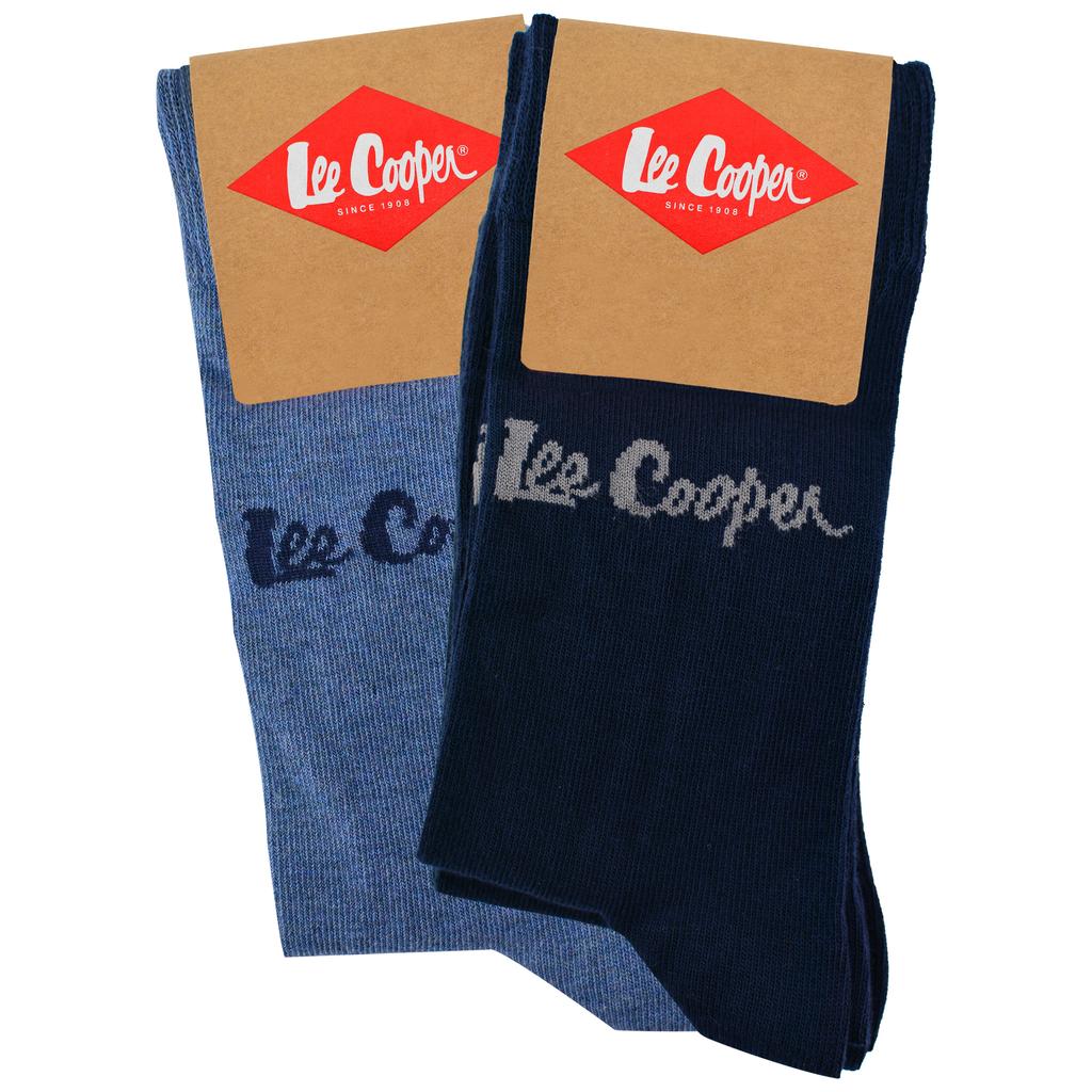 Lee Cooper Men's Socks 6 Pairs Long Cotton Logo