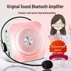 Rose Gold Mini Wireless Teacher Speaker with Waist-Hanging Tour Guide Function