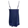 Women Summer Nightgown V Neck Lace Patchwork Spaghetti Strap Backless Sleeveless Slim Fit