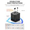 EU/UK/AUS/US/THA Universal Travel Plug Adapter Mini Portable All-in-one Charger Adapter Lightweight Durable