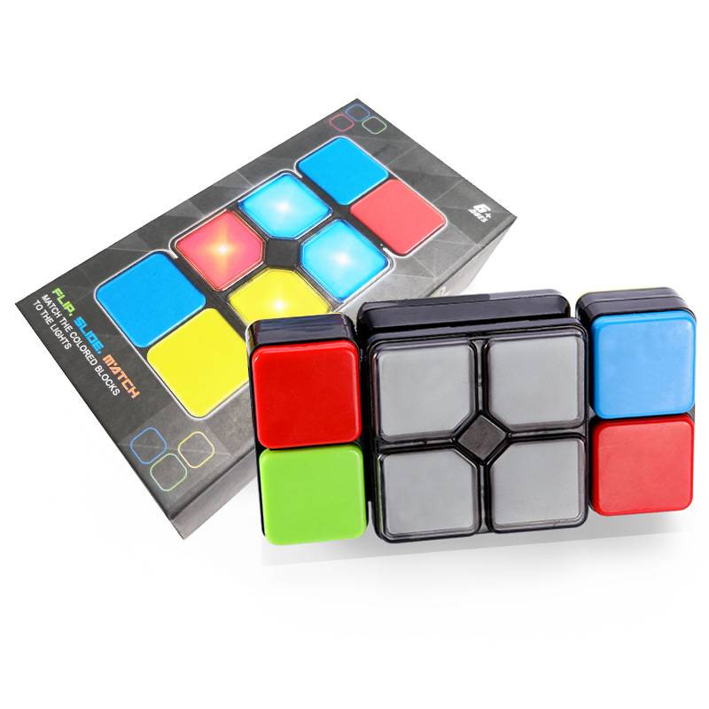 

Светодиодный музыкальный магический куб-пазл, многопользовательская электронная игра, детская развивающая игрушка