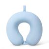 Summer U-Shaped Ice Silk Cool Travel Neck Pillow: Breathable, Portable Nap Support Souvenir