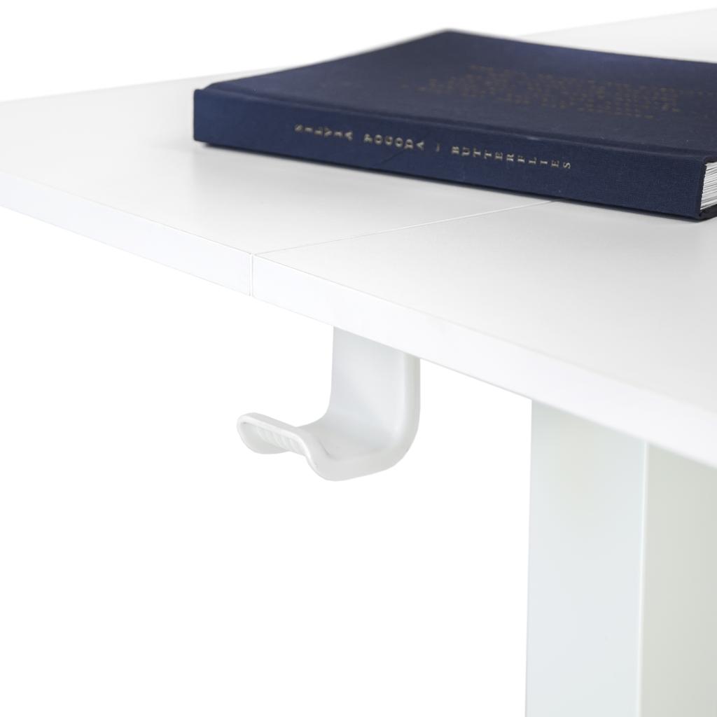 Elektrischer Computertisch, automatisch, verstellbar, weiß, 120x60 hoch