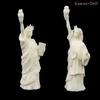 2Pcs 1:12 Dollhouse Miniature Statue Ornament The Statue Of Liberty Ornament Goddess Statue Model Furniture Decor Toy