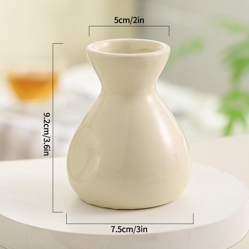 Ins Ceramics Vase Plant Flower Bottle Table Decoration Flower Vase Colorful Vases Wedding Decoration Home Decoration