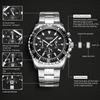 MEGIR Original Luxury Business Men Quartz Watch Stainless Steel Chronograph Men's Sport Wristwatch Clock Relogio Masculino 2064