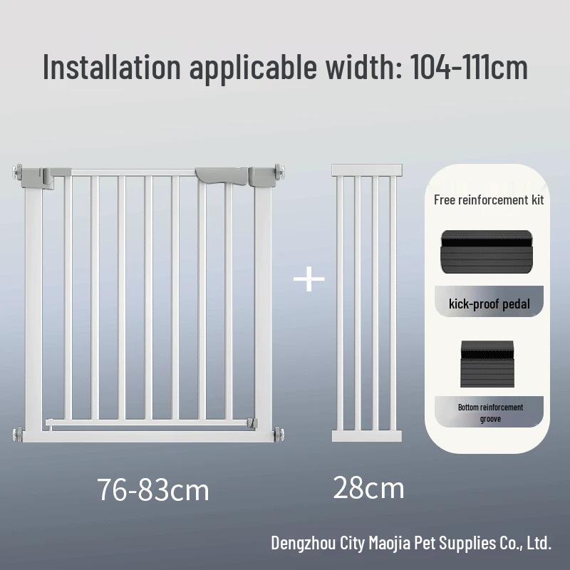 Indoor Pet Gate & Stairway Guard - No Drill Dog Fence & Playpen