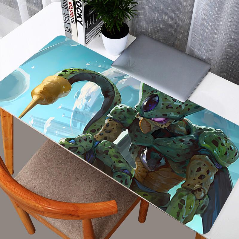 Dragon Ball Cell DBZ Mouse Pad Computer Speed Type Carpet Mat For Esports Players Laptop Keyboard Mousepad Office Desk Mat