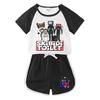 2026 Kids' Summer Clothing Set: Boys & Girls Short Sleeve T-shirt and Shorts, Casual Sports Two-Piece.