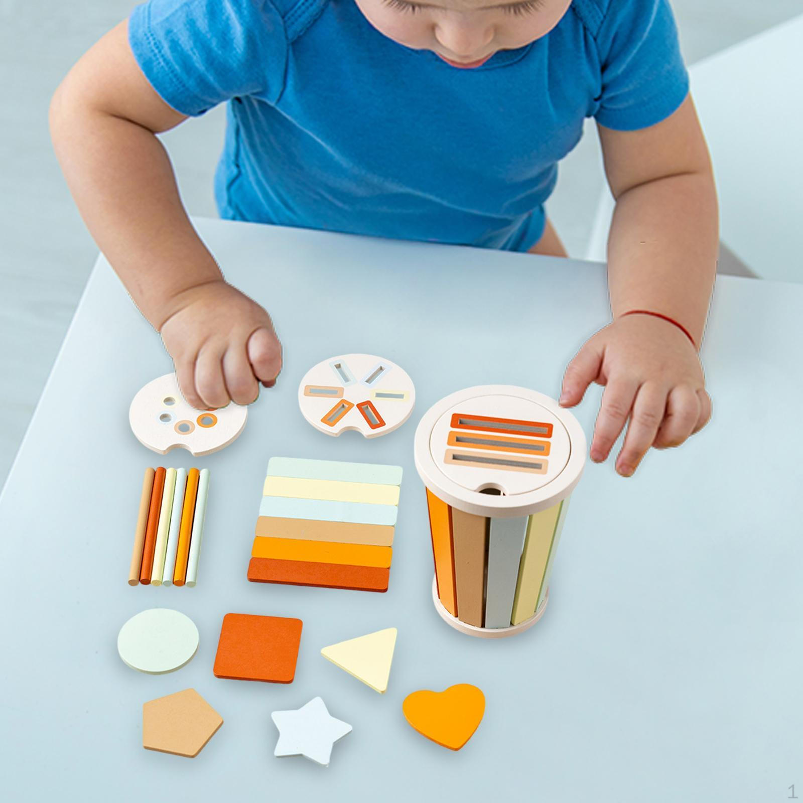 

Набор разноцветных деревянных кубиков для маленьких детей Macaron color