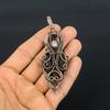 Black Tourmaline Pendant Gemstone Jewelry, 999 Copper Wire Wrapped Pendant, Handmade Amazing Pendant Jewelry