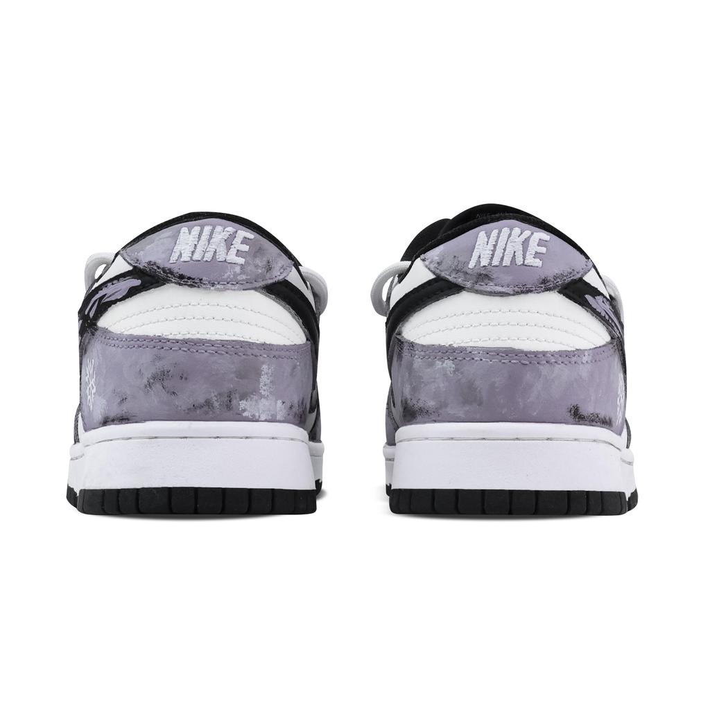Nike Dunk Dusty Purple Snow Trace Slip Resistant Abrasion Resistant Low Top Skateboard Shoes Unisex Purple HF5441-100(Team773-1)
