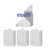 Wireless Battery-Powered Doorbell with Strong Flash, Service Call Button for Hearing Impaired and Elderly, Optional Mute Function.