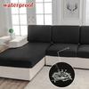Wasserdichte Sofa-Sitzkissenbezüge Jacquard Elastisch Wohnsofa Schutzbezüge Luftstuhlabdeckungen Waschbare Abnehmbare Sofabezüge Wohnzimmer