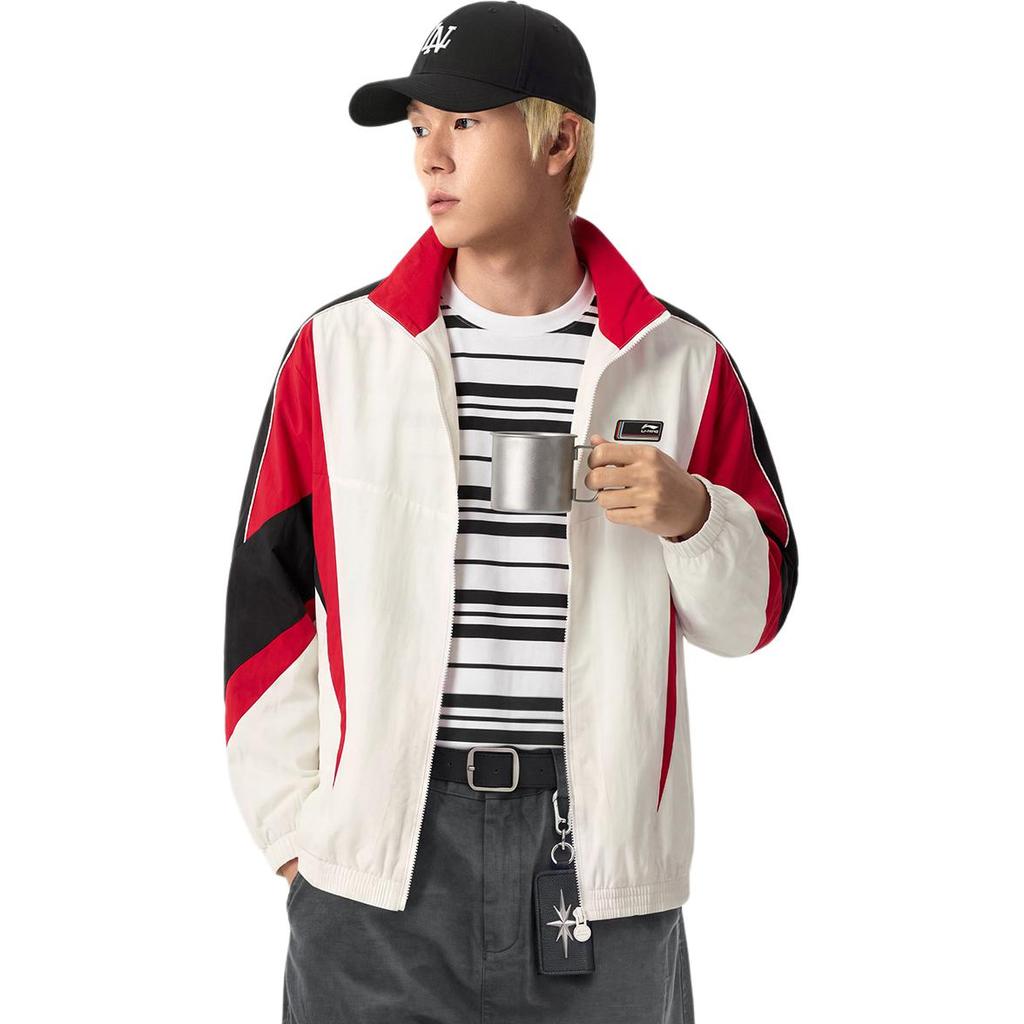 Li-Ning Color Block Zip Up Windbreaker Unisex Outerwear AFDW999-1