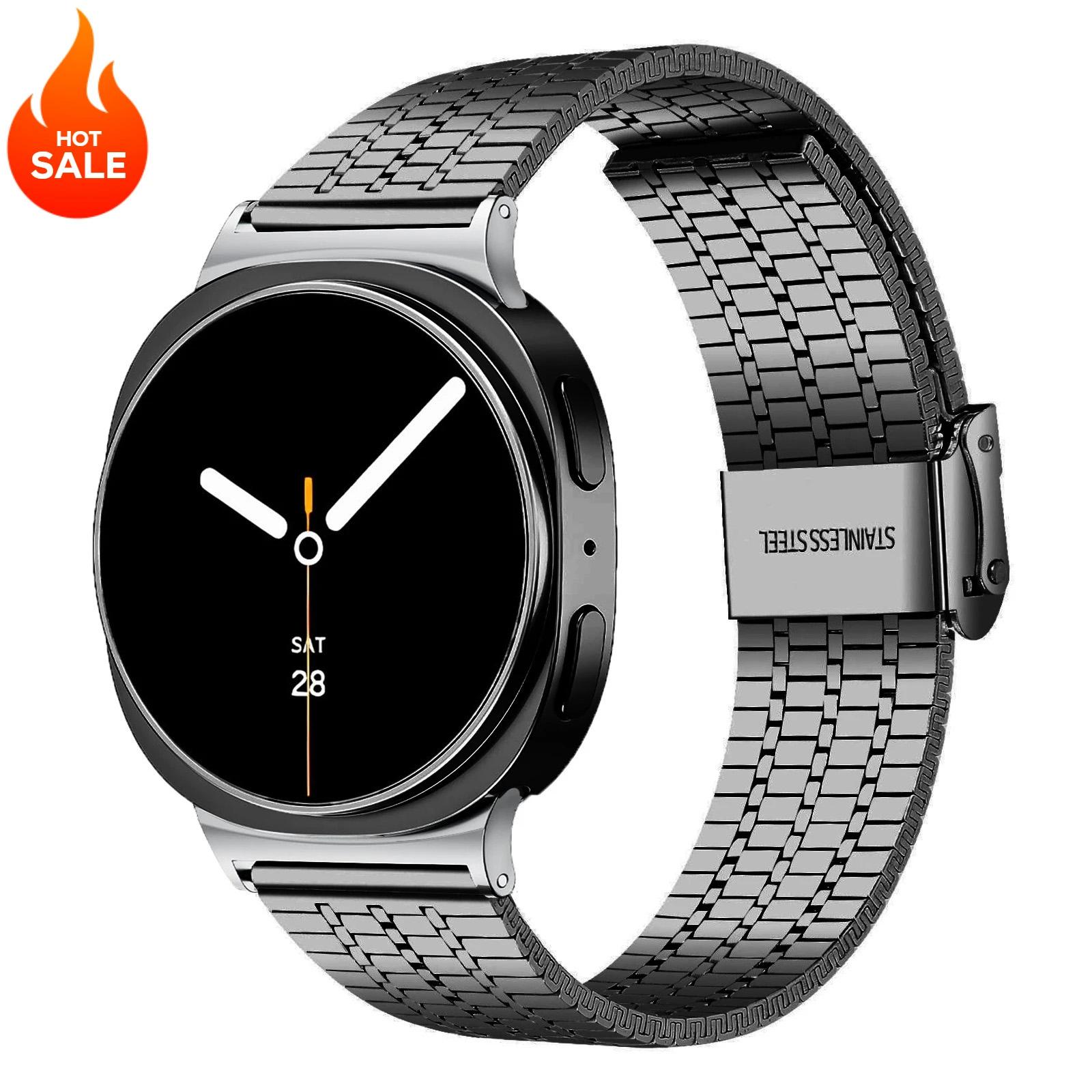 

Металевий ремінець для Samsung Galaxy Watch 8 40мм 44мм 8Classic 46мм Ultra (2025) Браслет з нержавіючої сталі 47 мм для ремінця Galaxy Watch Watch 8 Classic 46mm
