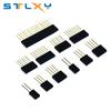 10PCS 2.54mm Single Row Female Long pins 11mm Breakaway PCB Board Pin Header socket Connector 1*2/3/4/6/8/10/15Pin For Arduino