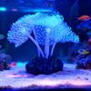 Luminous Silicone Fluorescent Fake Coral Anemone for Aquarium Decoration