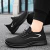 Men Casual Sport Shoes Breathable Lightweight Sneakers Outdoor Mesh Black Running Shoes Athletic Jogging Tenis Walking Shoes