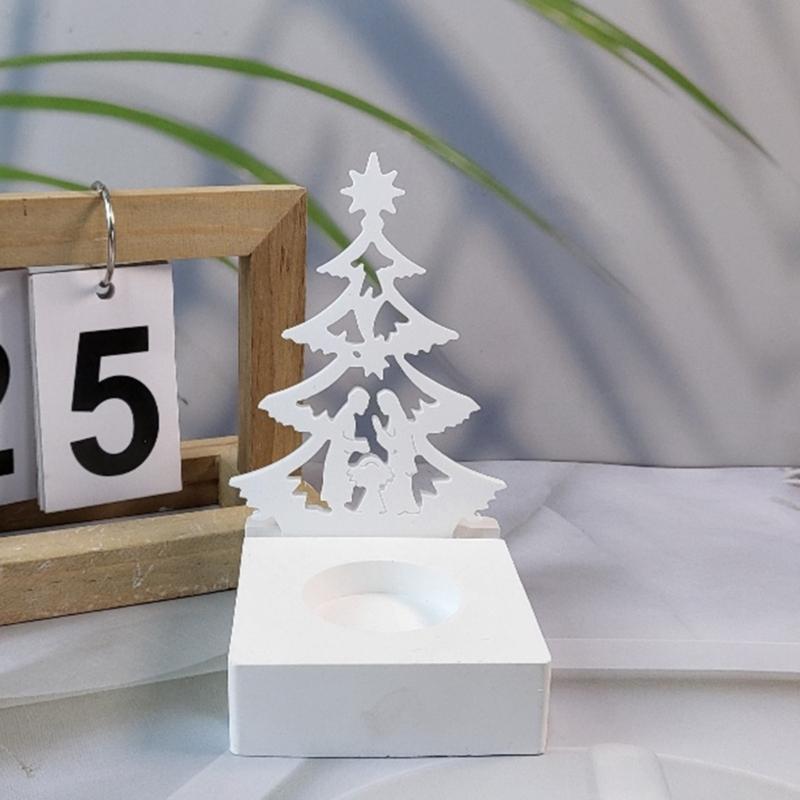 Christmas Tree Candle Holder Mould Candlesticks Silicone Molds Craft Molds