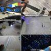 32W Twinkle Dual port Fiber Optic Star Ceiling Kit with RGBW Meteor effect APP Car Roof stars Fiber Optic Starry Sky Car Ceiling