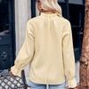 Fashion Long Sleeve Ruffled Stand Collar Elegant Shirts Women Spring and Summer Jacquard Loose Blouses for Women Casual Slim Fit Shirt Tops New 26501