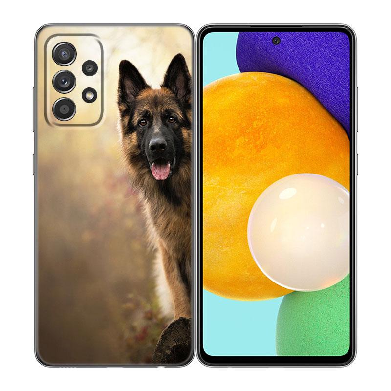 German Shepherd Dog Phone Case For Samsung A13 A22 A24 A32 A23 A25 A34 A35 A52S A53 A54 A55 A73 A12 A14 A15 A31 A33 A50 A51 A72