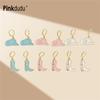 Pinkdudu Vintage Cowboy Hat Zinc Alloy Drop Earring Cute Glass Dripping Boots Hoop Earring Simple Trendy Earring PD2228