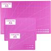 3 Pcs Self Healing Cutting Mat, Double-Sided Non-Slip Rotary Cutting Board for Rotary Cutting, Sewing, Quilting,Crafting