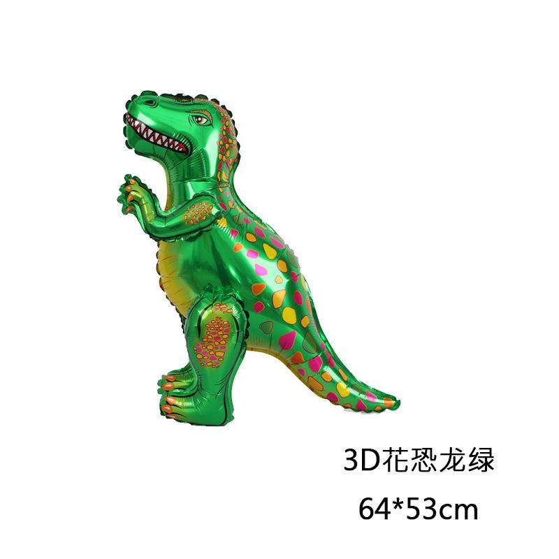 Cartoon Dinosaur Theme Cake Toppers Cute Dino Balloon Decorations Banner Tableware Set Birthday Party Supplies Baby Shower Favor