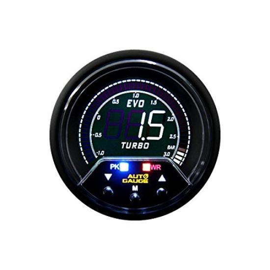 Autogauge Boost Gauge 60mm Additional Gauge with Backlight for 456 Series 4-Color