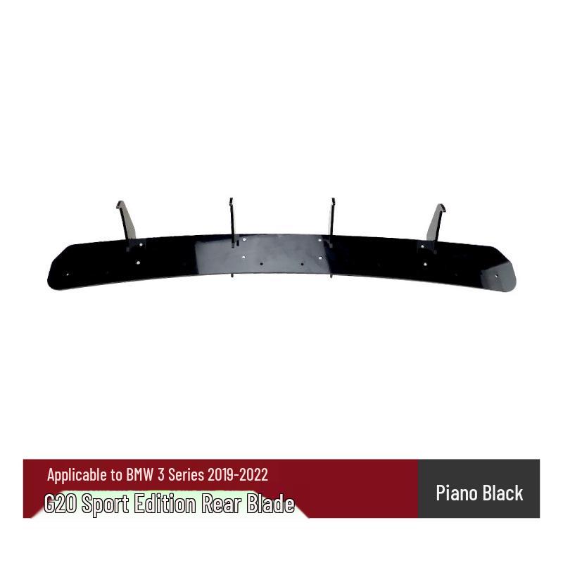Kompatibilní s BMW řady 3 (G20 Sport, 325i, 330i, 2019) - Modifikační sada zadního difuzoru a křídlového spoileru.