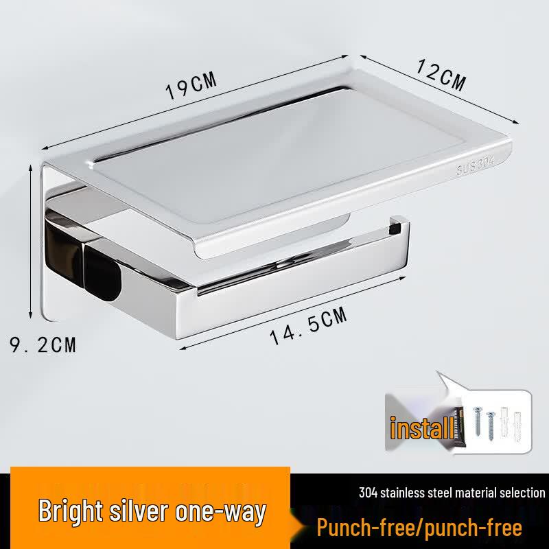 Hanyou Punch-Free Stainless Steel Storage Shelf