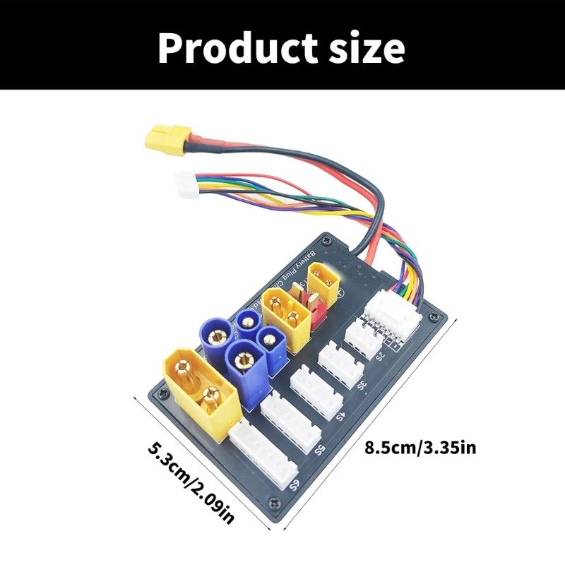 Parallel Charging Board XT90 XT30 EC3 EC5 T XT60 6S Battery Balance Adapter Board Balance Charging Adapter Board
