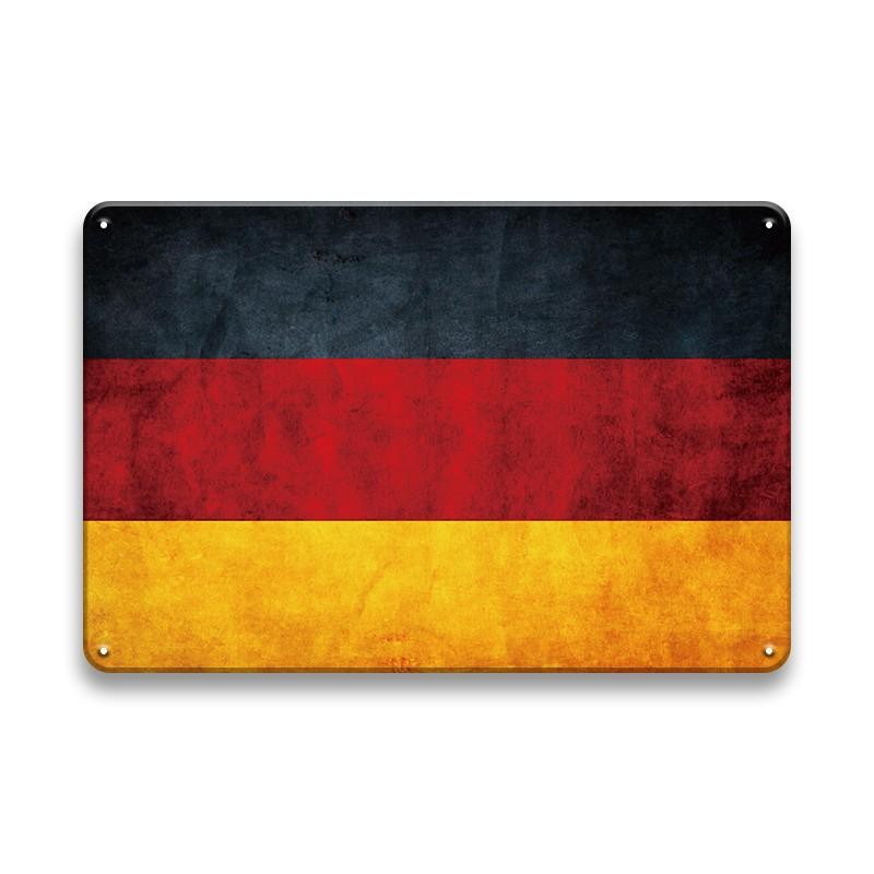 INEED Decor Land Vlag Vintage Posters Plaquette Metalen Bord Muur Kunst Decoratie Tin Bord Bar Pub Woonkamer Thuis Ijzer schilderen