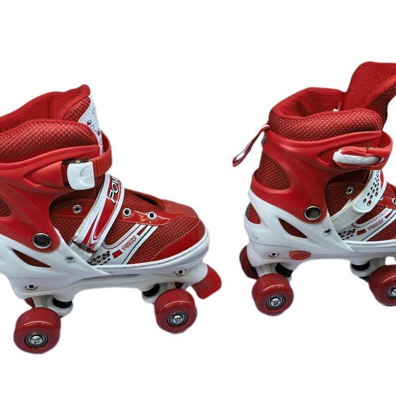 Beginners Are Suitable for Four-wheel Double-row Roller Skates, Children's Skates Can Be Adjusted In Size and Color