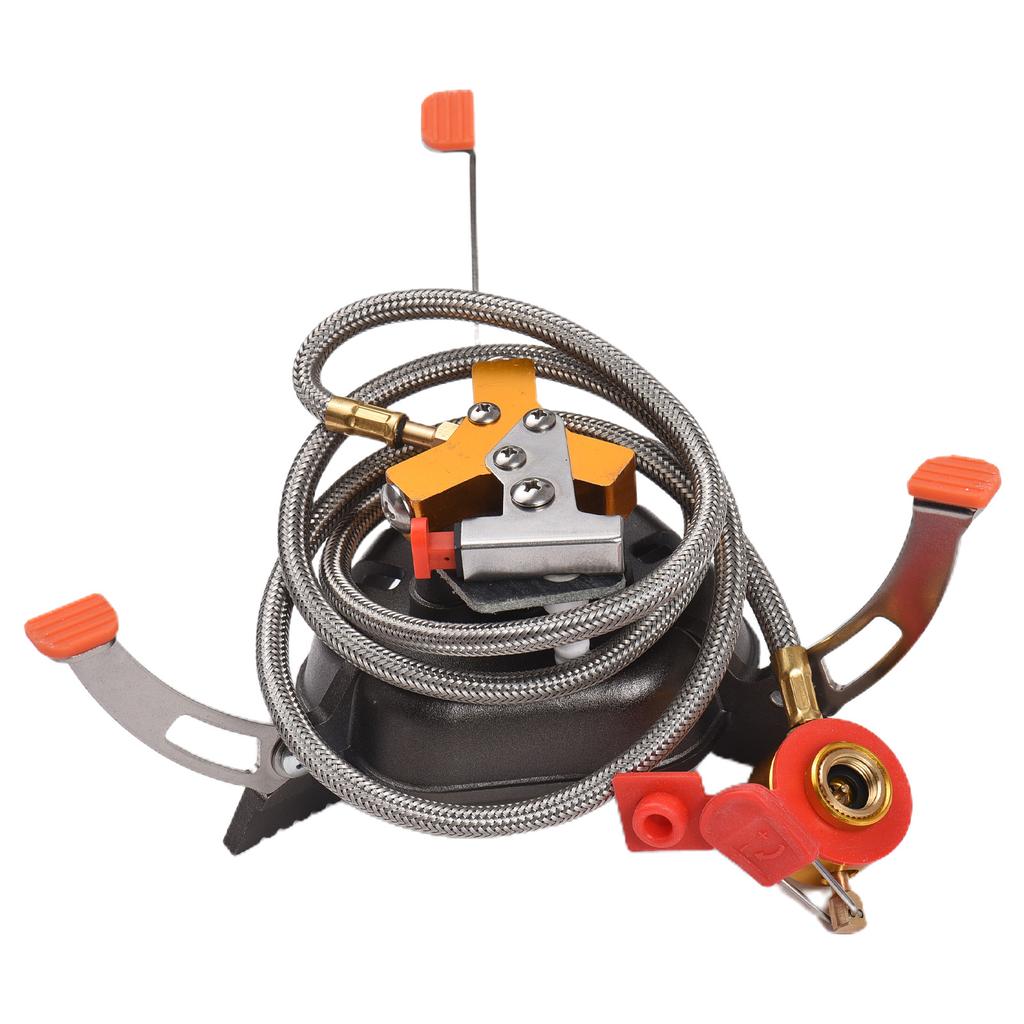 3-palnikowa kuchenka kempingowa 6800 W kuchenka gazowa turystyczna kuchenka propan-butan z zapłonem piezoelektrycznym